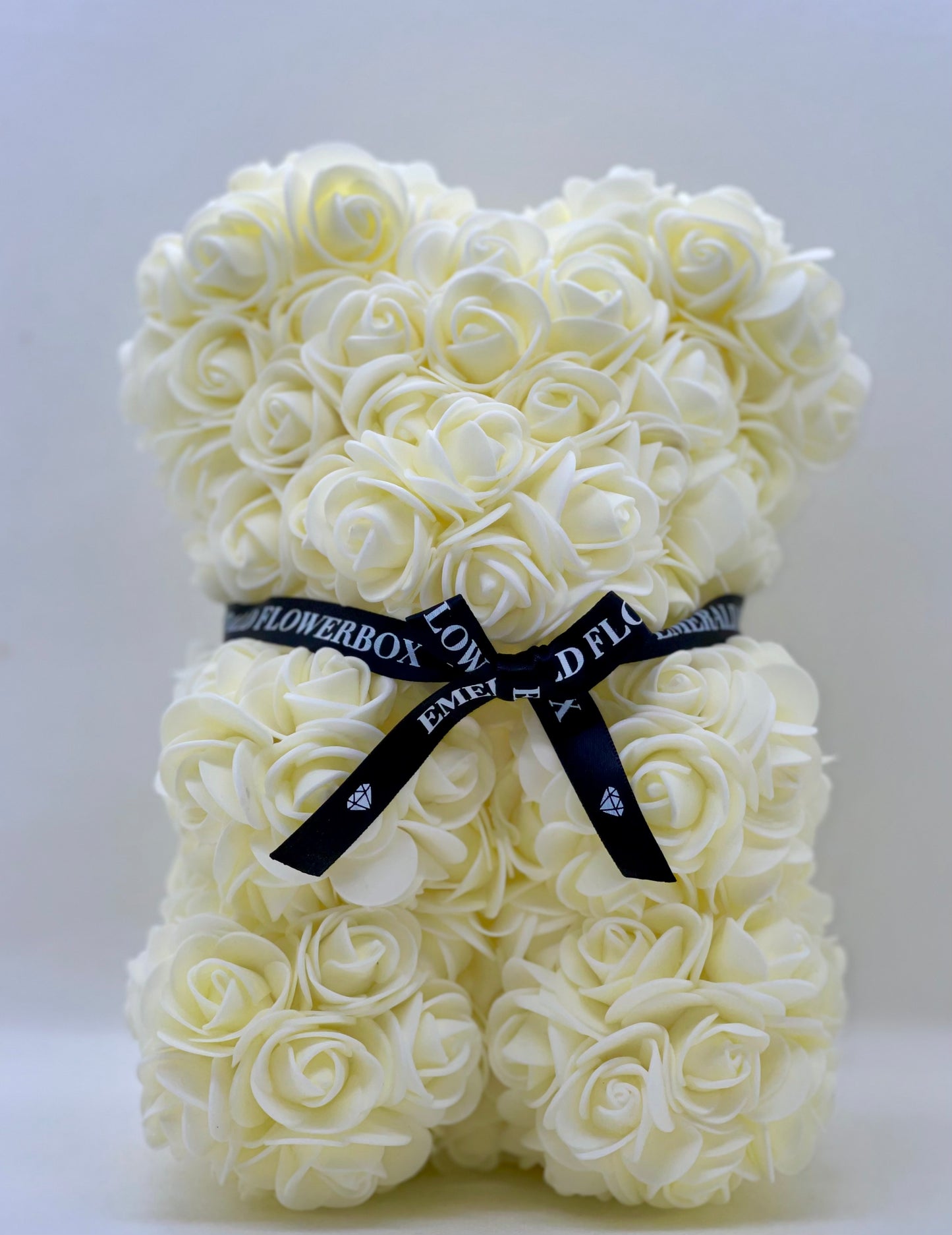 Honey Topaz Rose Bear - Small