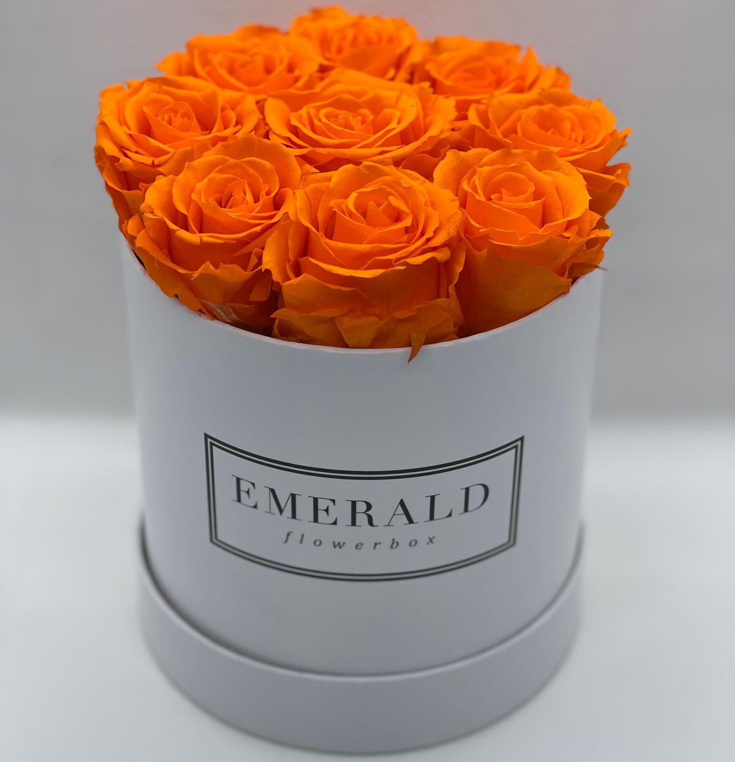 Bouquet de Rosas Preservadas Cor de Laranja