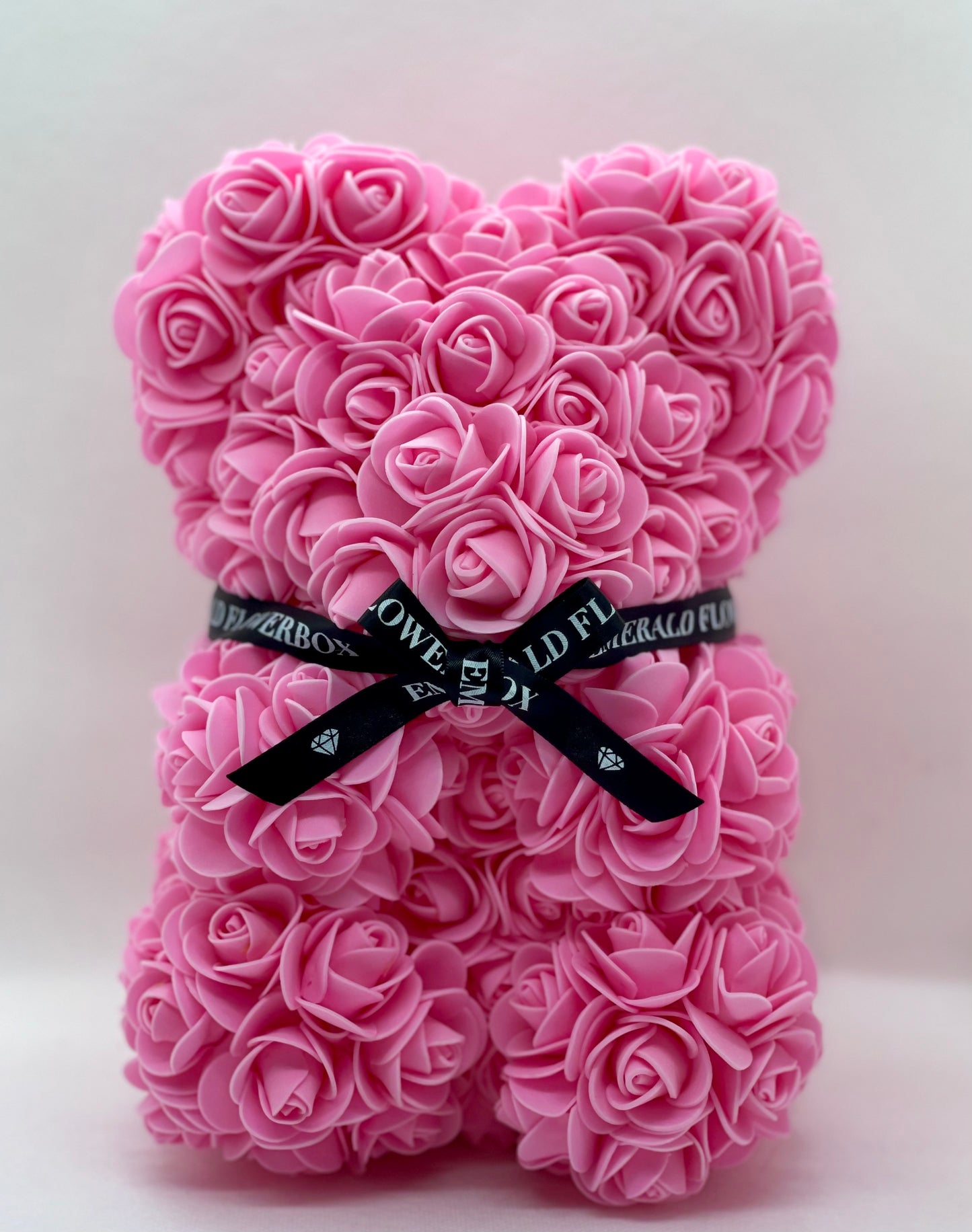 Pink Tourmaline Rose Bear - Small