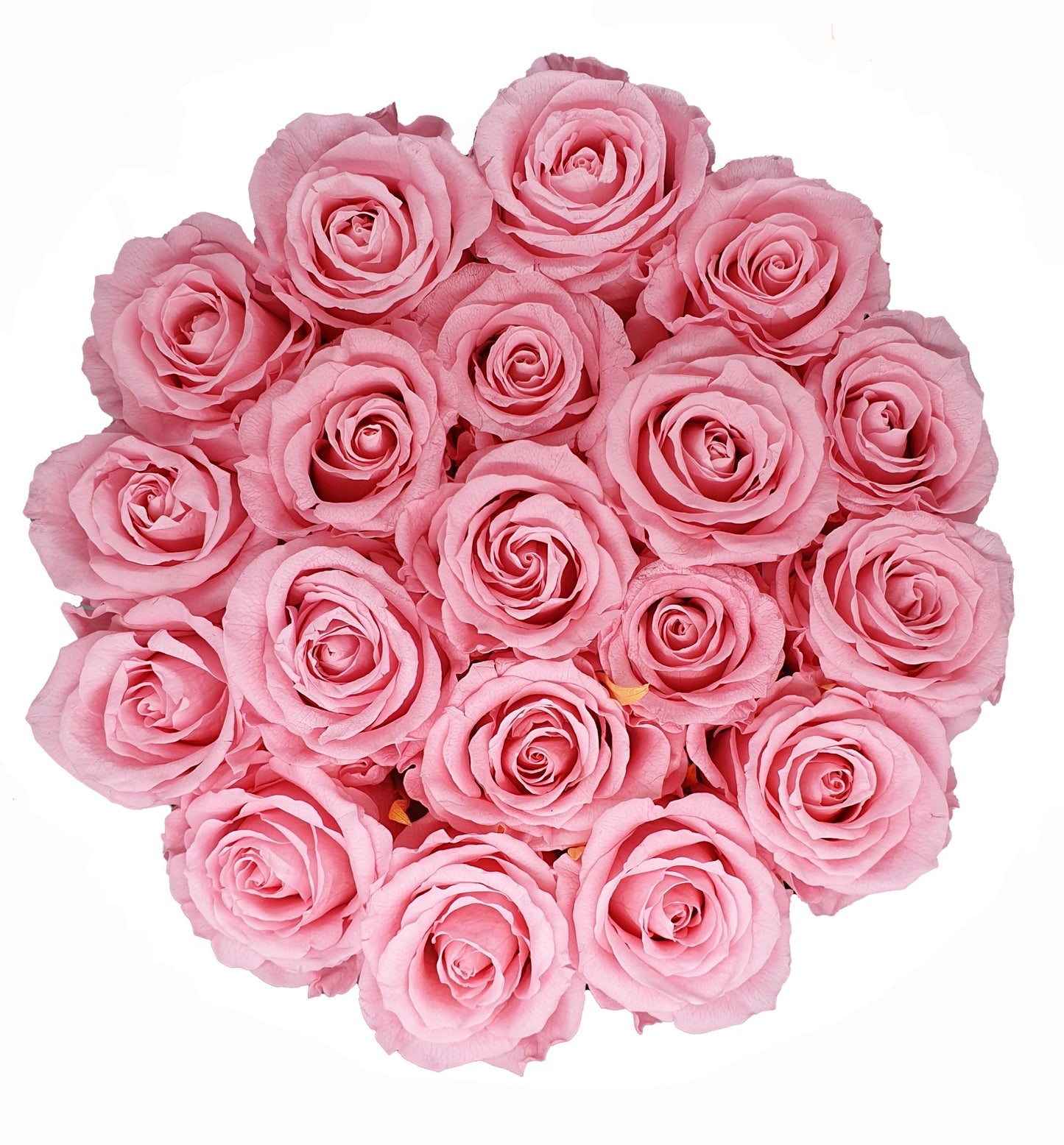 Flowerbox de Rosas Preservadas Cor de Rosa com Bombons Ferrero Rocher®