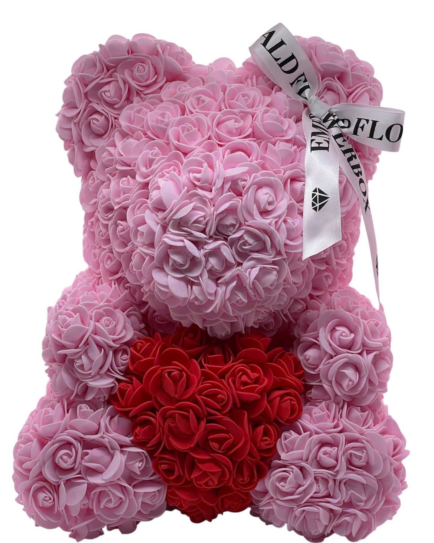 Pink Tourmaline Love Rose Bear - Large